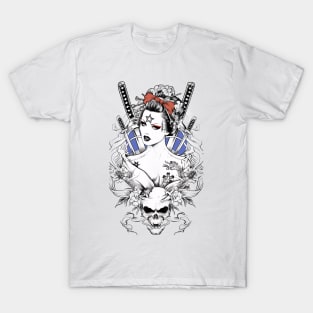 Geishas and Bushido, Eastern Culture Graphic T-shirt 16 T-Shirt